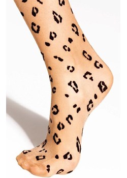 Gatta beżowe skarpetki w cętki Trendy 28 20 DEN, Kolor beżowy-wzór, Rozmiar uniwersalny, Gatta ze sklepu Intymna w kategorii Skarpetki damskie - zdjęcie 187324178