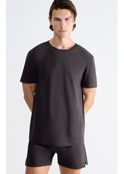 Sloggi bawełniany t-shirt męski na krótki rękaw SLG 10215508-3828, Kolor grafitowy, Rozmiar M, Sloggi ze sklepu Intymna w kategorii T-shirty męskie - zdjęcie 187324595