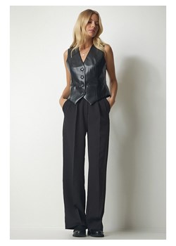 Happiness Istanbul Spodnie w kolorze czarnym ze sklepu Limango Polska w kategorii Spodnie damskie - zdjęcie 187324768