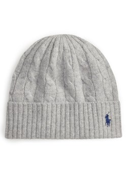Polo Ralph Lauren Czapka 455981442002 Szary ze sklepu MODIVO w kategorii Czapki zimowe damskie - zdjęcie 187325036
