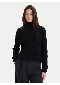 Tommy Hilfiger Golf WW0WW46791 Czarny Regular Fit ze sklepu MODIVO w kategorii Swetry damskie - zdjęcie 187325058