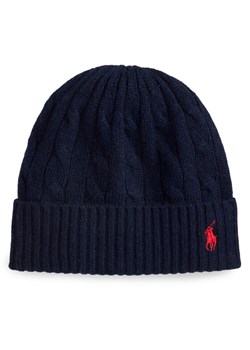 Polo Ralph Lauren Czapka 455981442008 Granatowy ze sklepu MODIVO w kategorii Czapki zimowe damskie - zdjęcie 187325066