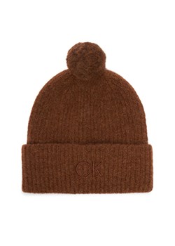Calvin Klein Czapka Embroidery Airy K60K612586 Brązowy - id: 8720639566266 - marki Calvin Klein - 187325106 Calvin Klein Czapka Embroidery Airy K60K612586 Brązowy ze sklepu MODIVO w kategorii Czapki zimowe damskie - zdjęcie 187325106