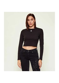 HUGO Bluzka | Cropped Fit ze sklepu Gomez Fashion Store w kategorii Bluzki damskie - zdjęcie 187325826