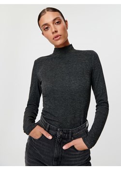 Sinsay - Bluzka ze stójką - szary ze sklepu Sinsay w kategorii Bluzki damskie - zdjęcie 187327678