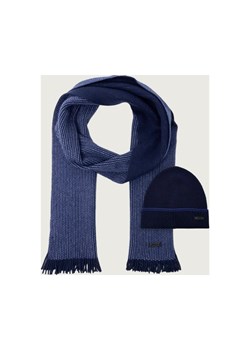 BOSS BLACK Szal + czapka Hernesto_SET | z dodatkiem wełny ze sklepu Gomez Fashion Store w kategorii Czapki zimowe męskie - zdjęcie 187327989
