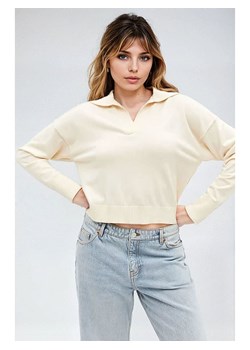 Monki Sweter w kolorze kremowym ze sklepu Limango Polska w kategorii Swetry damskie - zdjęcie 187328306