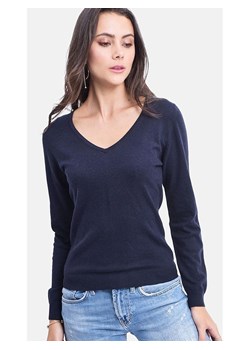 ASSUILI Sweter w kolorze granatowym - id: 17730495 - marki ASSUILI - 187328328 ASSUILI Sweter w kolorze granatowym ze sklepu Limango Polska w kategorii Swetry damskie - zdjęcie 187328328