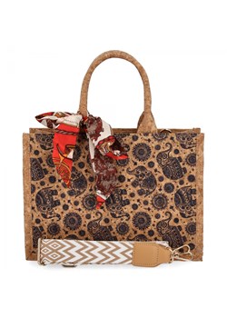 Modna Torebka Damska Na Co Dzień firmy Herisson 1502A540 Multikolor ze sklepu PaniTorbalska w kategorii Kuferki - zdjęcie 187328548