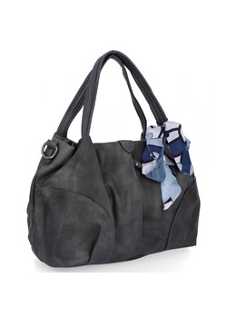 Uniwersalna Torebka Damska Shopper Bag firmy Herisson 15B6038 Szara ze sklepu PaniTorbalska w kategorii Torby Shopper bag - zdjęcie 187328646