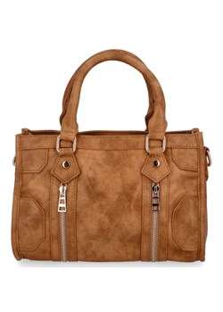 Torebka Damska w Stylu Vintage firmy Herisson 16B6047 Jasno Ruda ze sklepu PaniTorbalska w kategorii Kuferki - zdjęcie 187328726