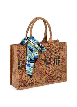 Modna Torebka Damska Na Co Dzień firmy Herisson 1502A540 Multikolor ze sklepu PaniTorbalska w kategorii Kuferki - zdjęcie 187328808