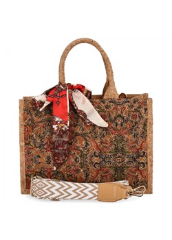 Modna Torebka Damska Na Co Dzień firmy Herisson 1502A540 Multikolor ze sklepu PaniTorbalska w kategorii Kuferki - zdjęcie 187328875