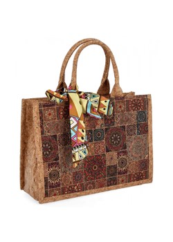 Modna Torebka Damska Na Co Dzień firmy Herisson 1502A540 Multikolor ze sklepu PaniTorbalska w kategorii Kuferki - zdjęcie 187328888