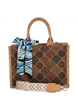 Modna Torebka Damska Na Co Dzień firmy Herisson 1502A540 Multikolor ze sklepu PaniTorbalska w kategorii Kuferki - zdjęcie 187328899