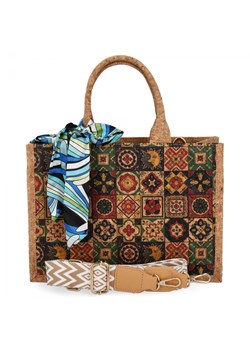 Modna Torebka Damska Na Co Dzień firmy Herisson 1502A540 Multikolor ze sklepu PaniTorbalska w kategorii Kuferki - zdjęcie 187328928