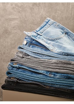 Reserved - Jeansy baggy fit - jasnoszary ze sklepu Reserved w kategorii Jeansy damskie - zdjęcie 187329006