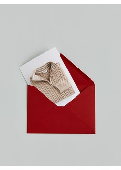 Reserved - Sweter z domieszką wełny - beżowy ze sklepu Reserved w kategorii Swetry męskie - zdjęcie 187329227