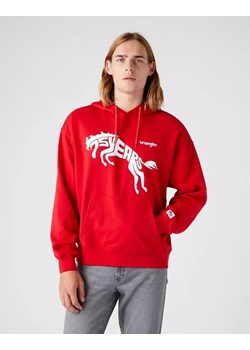 WRANGLER 75TH ANNI HOODIE MĘSKA BLUZA LOGO NADRUK CHINESE RED W645HTXCJ 112146185 ze sklepu YouNeedit.pl w kategorii Bluzy męskie - zdjęcie 187330285