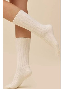 Wełniane skarpetki damskie kremowe SW069, Kolor kremowy, Rozmiar 35-38, Gabriella ze sklepu Primodo w kategorii Skarpetki damskie - zdjęcie 187330486