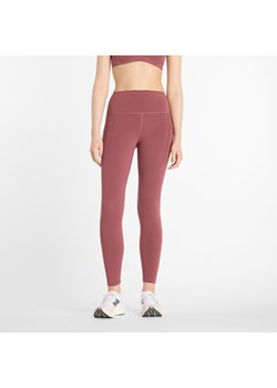Legginsy damskie do biegania New Balance Sleek WP51268WAD – różowe ze sklepu New Balance Poland w kategorii Spodnie damskie - zdjęcie 187331146