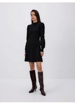 Reserved - Dzianinowa sukienka - czarny ze sklepu Reserved w kategorii Sukienki - zdjęcie 187331695