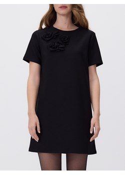 Reserved - Sukienka z kwiatową aplikacją - czarny ze sklepu Reserved w kategorii Sukienki - zdjęcie 187331785
