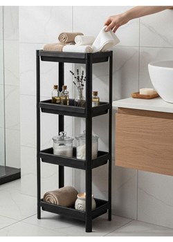 Sinsay - Półka - czarny ze sklepu Sinsay w kategorii Szafki i regały łazienkowe - zdjęcie 187333145