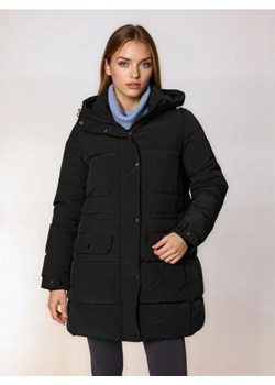 Sinsay - Pikowana kurtka puffer z kapturem - czarny ze sklepu Sinsay w kategorii Kurtki damskie - zdjęcie 187333206