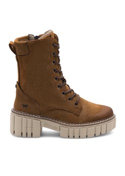 Trzewiki Mustang 1447-506 Brązowy ze sklepu eobuwie.pl w kategorii Workery damskie - zdjęcie 187333348