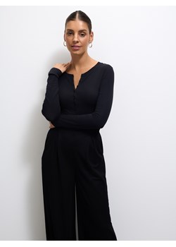 Mohito - Bluzka z dodatkiem wełny - czarny ze sklepu Mohito w kategorii Bluzki damskie - zdjęcie 187333617