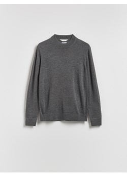 Reserved - Sweter z wełny merino - szary ze sklepu Reserved w kategorii Swetry męskie - zdjęcie 187333849