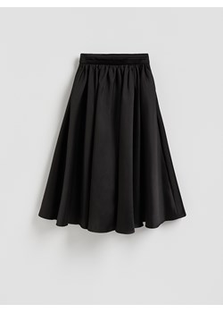 Reserved - Rozkloszowana spódnica midi - czarny ze sklepu Reserved w kategorii Spódnice - zdjęcie 187333888