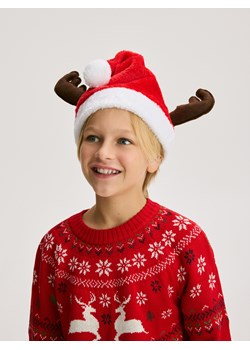 Reserved - Czapka świąteczna - czerwony ze sklepu Reserved w kategorii Czapki dziecięce - zdjęcie 187334029