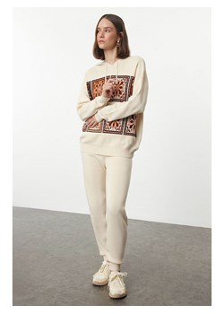 trendyol 2-częściowy zestaw w kolorze beżowym ze sklepu Limango Polska w kategorii Bluzy damskie - zdjęcie 187334959