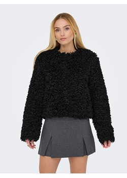 JDY Kurtka "NEO" w kolorze czarnym ze sztucznego futerka ze sklepu Limango Polska w kategorii Kurtki damskie - zdjęcie 187335085