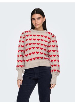 JDY Sweter w kolorze beżowym ze sklepu Limango Polska w kategorii Swetry damskie - zdjęcie 187335578