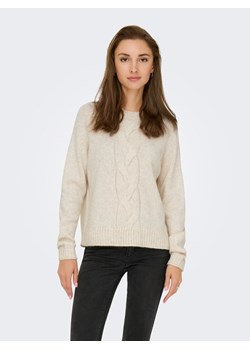 JDY Sweter w kolorze beżowym ze sklepu Limango Polska w kategorii Swetry damskie - zdjęcie 187335618