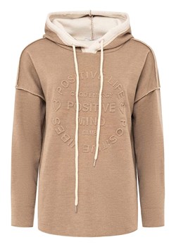 Zwillingsherz Bluza &quot;Positive Mind&quot; w kolorze jasnobrązowym ze sklepu Limango Polska w kategorii Bluzy damskie - zdjęcie 187336026