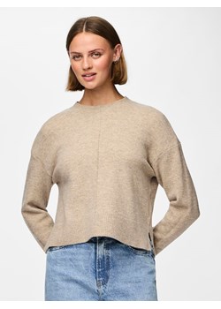 Pieces Sweter w kolorze beżowym ze sklepu Limango Polska w kategorii Swetry damskie - zdjęcie 187336315