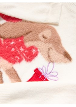 Reserved - Sweter z grającą aplikacją - wielobarwny ze sklepu Reserved w kategorii Swetry dziewczęce - zdjęcie 187337279