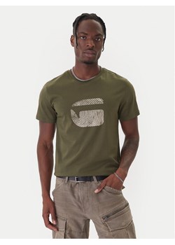 G-Star Raw T-Shirt Finger Print Burger D26041-C506 Biały Regular Fit ze sklepu MODIVO w kategorii T-shirty męskie - zdjęcie 187337638