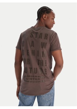 G-Star Raw T-Shirt Text Back D25971-2653 Niebieski Relaxed Fit ze sklepu MODIVO w kategorii T-shirty męskie - zdjęcie 187337669