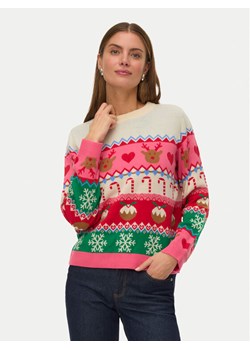 Vero Moda Sweter New Christmas 10334011 Kolorowy Regular Fit ze sklepu MODIVO w kategorii Swetry damskie - zdjęcie 187337685