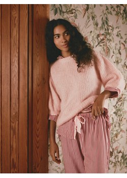 Reserved - Sweter z wełną - pastelowy róż ze sklepu Reserved w kategorii Swetry damskie - zdjęcie 187338258