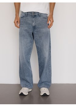 Reserved - Jeansy loose z efektem sprania - granatowy ze sklepu Reserved w kategorii Jeansy męskie - zdjęcie 187338469