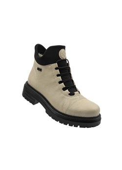 Wygodne botki damskie Rieker Y3163-60, beżowe ze sklepu ulubioneobuwie w kategorii Botki - zdjęcie 187338496