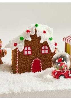 Sinsay - Dekoracja świąteczna w kształcie chatki z piernika - brązowy ze sklepu Sinsay w kategorii Dekoracje bożonarodzeniowe - zdjęcie 187339079