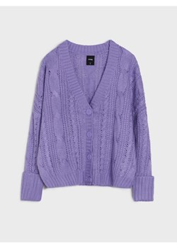 Sinsay - Ażurowy sweter - różowy ze sklepu Sinsay w kategorii Swetry damskie - zdjęcie 187339085