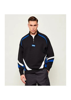 Hugo Blue Bluza Naloneck | Relaxed fit ze sklepu Gomez Fashion Store w kategorii Bluzy męskie - zdjęcie 187339476